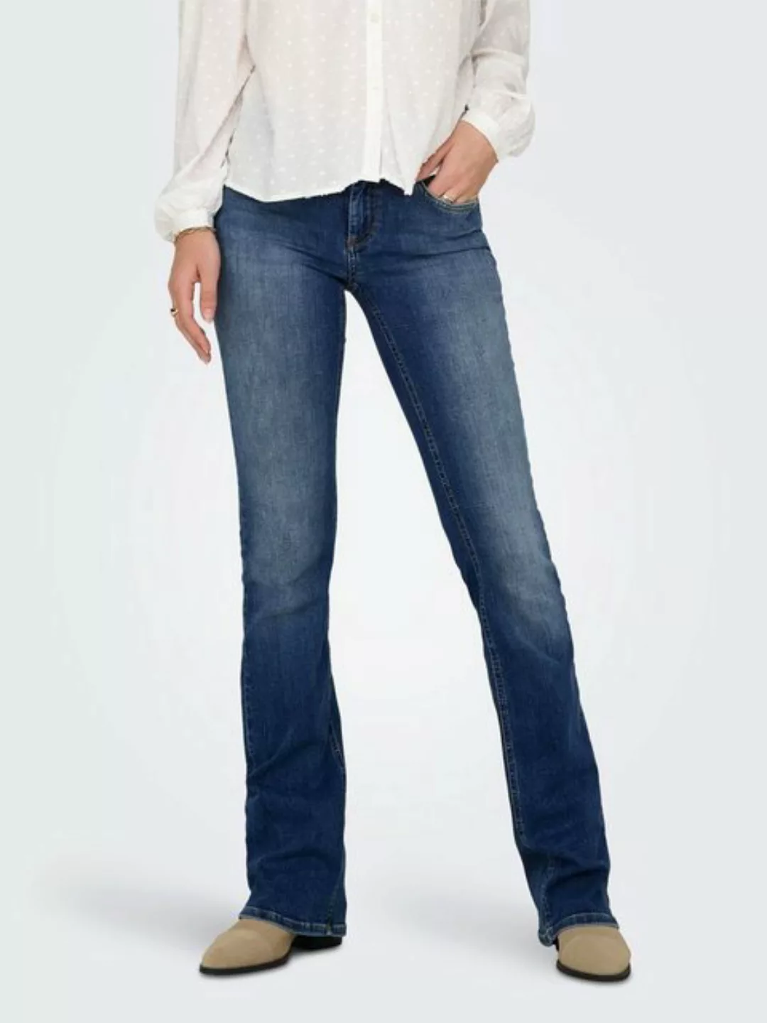 ONLY Bootcut-Jeans ONLBLUSH LW FLARED DNM REA1303 NOOS günstig online kaufen