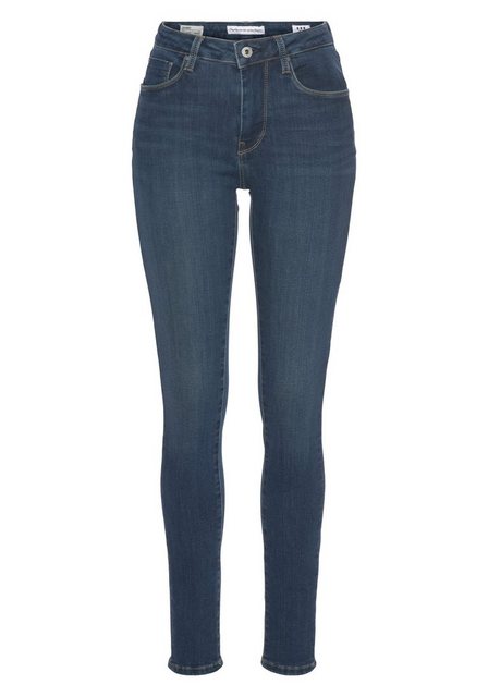 Pepe Jeans Röhrenjeans REGENT in Skinny Passform mit hohem Bund aus seidig günstig online kaufen