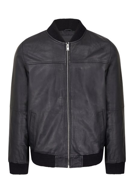 Bolongaro Trevor Lederjacke Mikey Bomber Worker Jacke, Superweiches Leder, günstig online kaufen