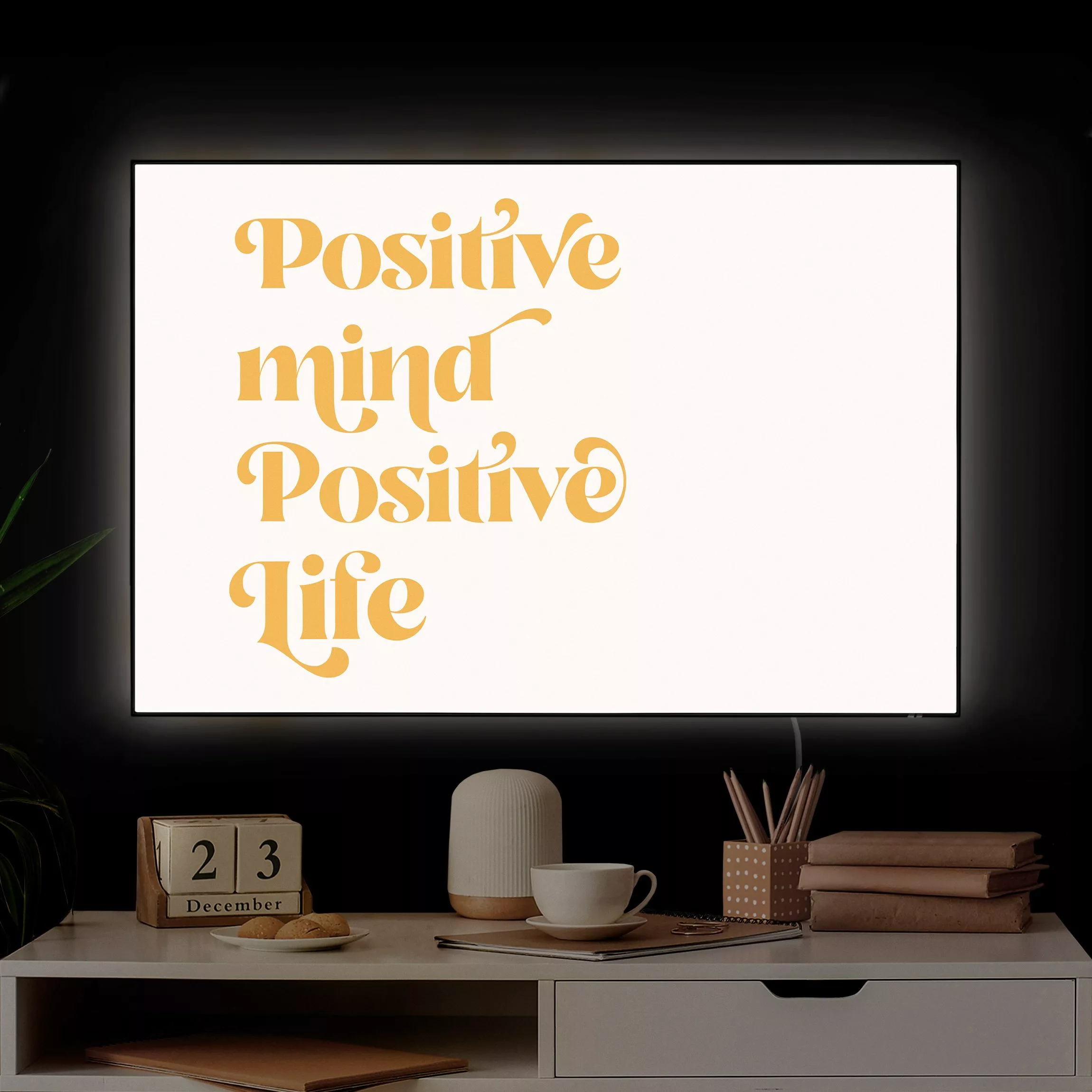 LED-Wechselbild Positive Mind günstig online kaufen