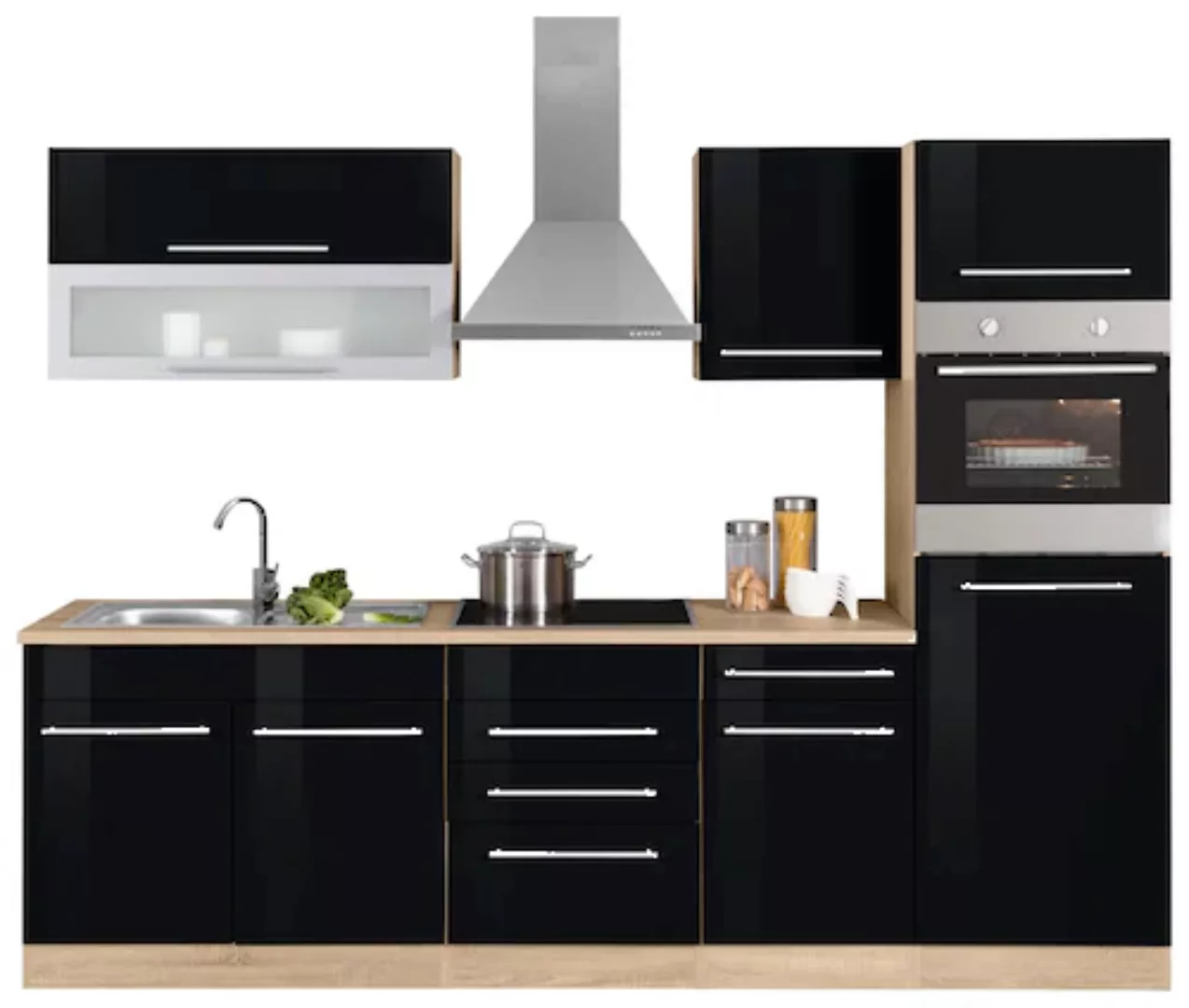 KOCHSTATION Küchenzeile »KS-Eton«, ohne E-Geräte, Breite 270 cm günstig online kaufen