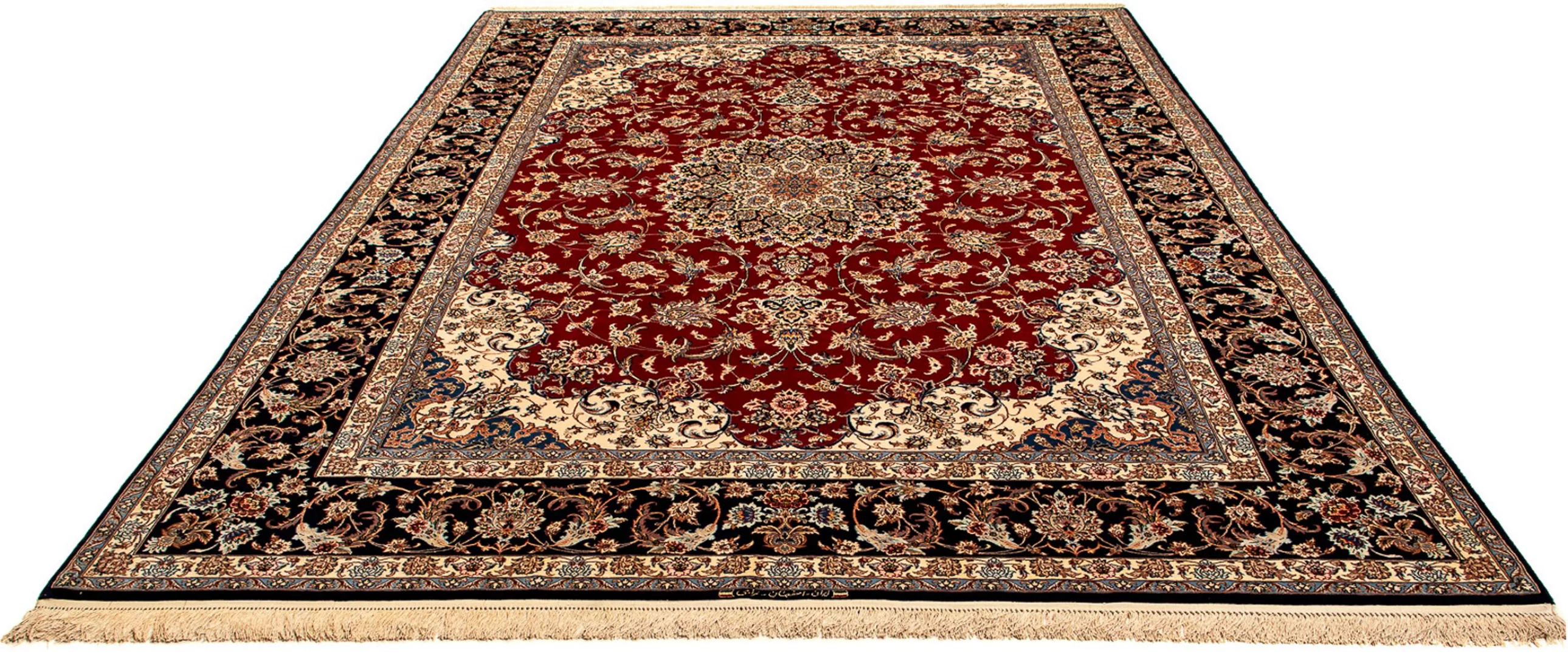 morgenland Orientteppich »Perser - Isfahan - Premium - 356 x 250 cm - rot«, günstig online kaufen