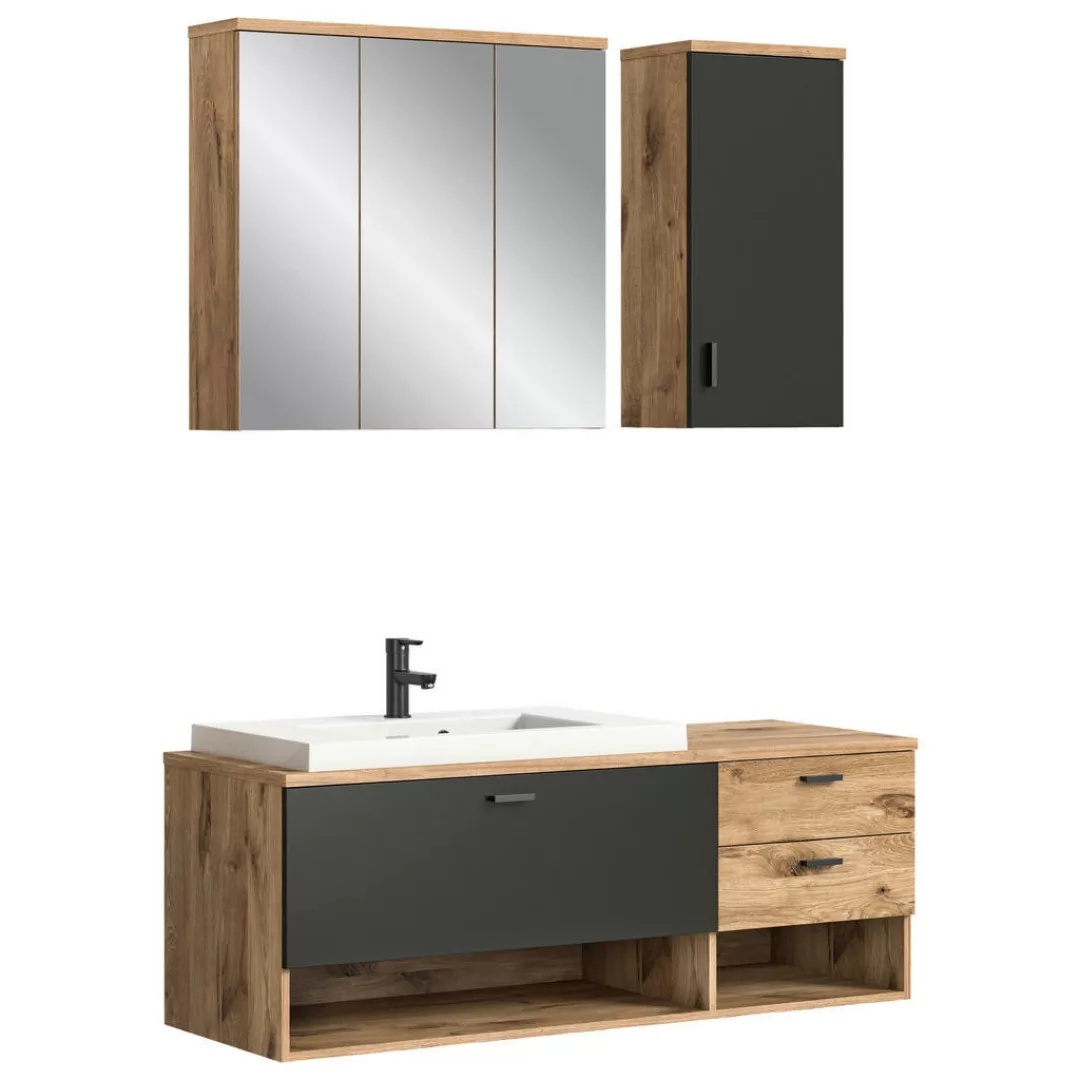 Badezimmer-Set GRADO B/H/T: ca. 140x192x48 cm günstig online kaufen