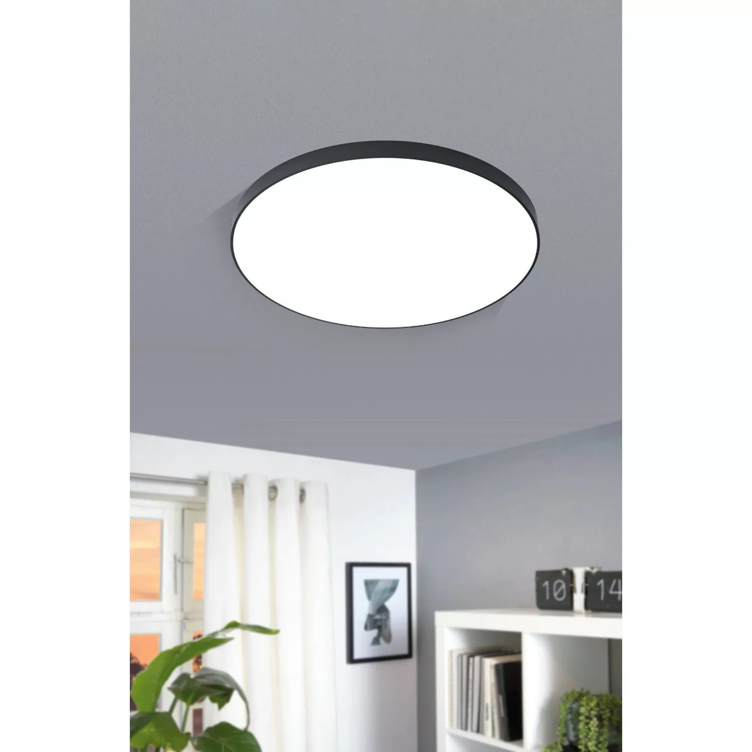 LED-Deckenlampe Zubieta-A, schwarz, Ø60cm günstig online kaufen