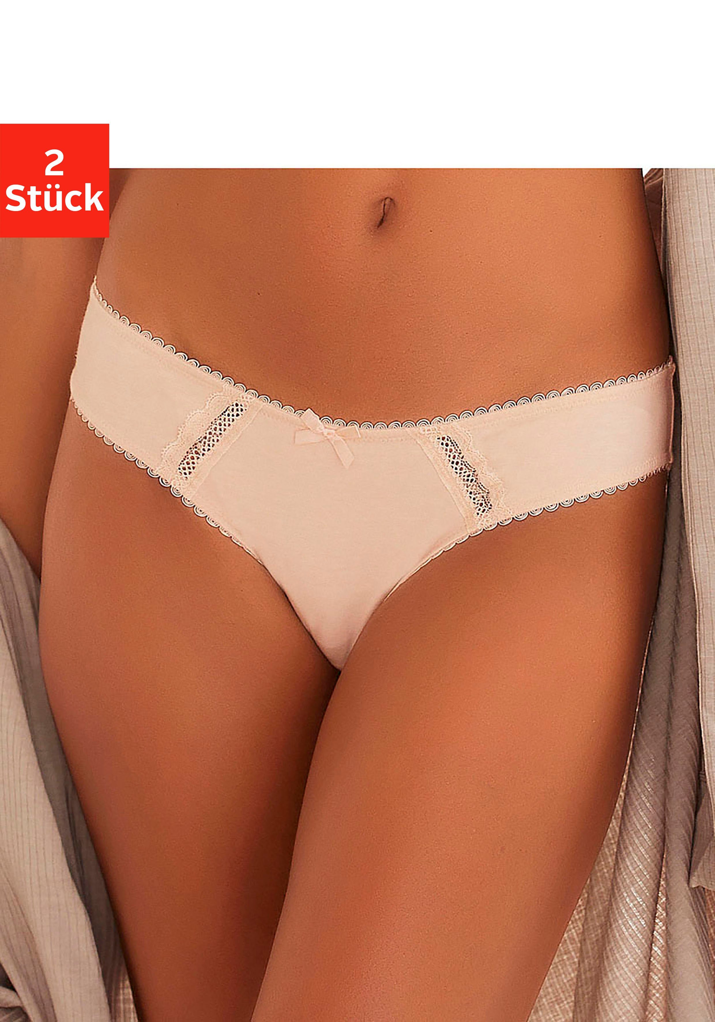 Nuance Bikinislip (2-St) aus weicher Baumwolle günstig online kaufen