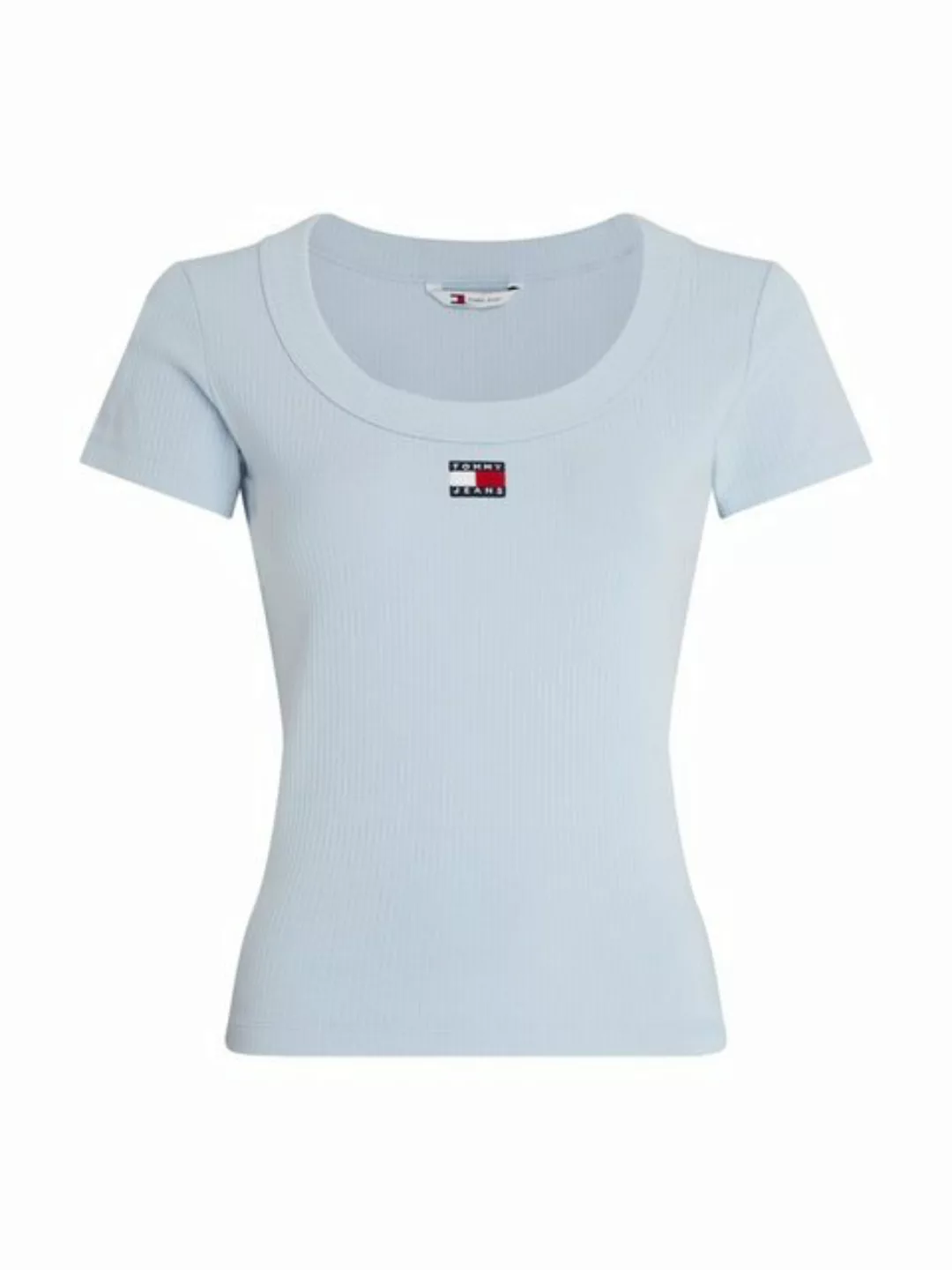 Tommy Jeans T-Shirt TJW SLIM BADGE RIB TEE SS mit Logostickerei günstig online kaufen