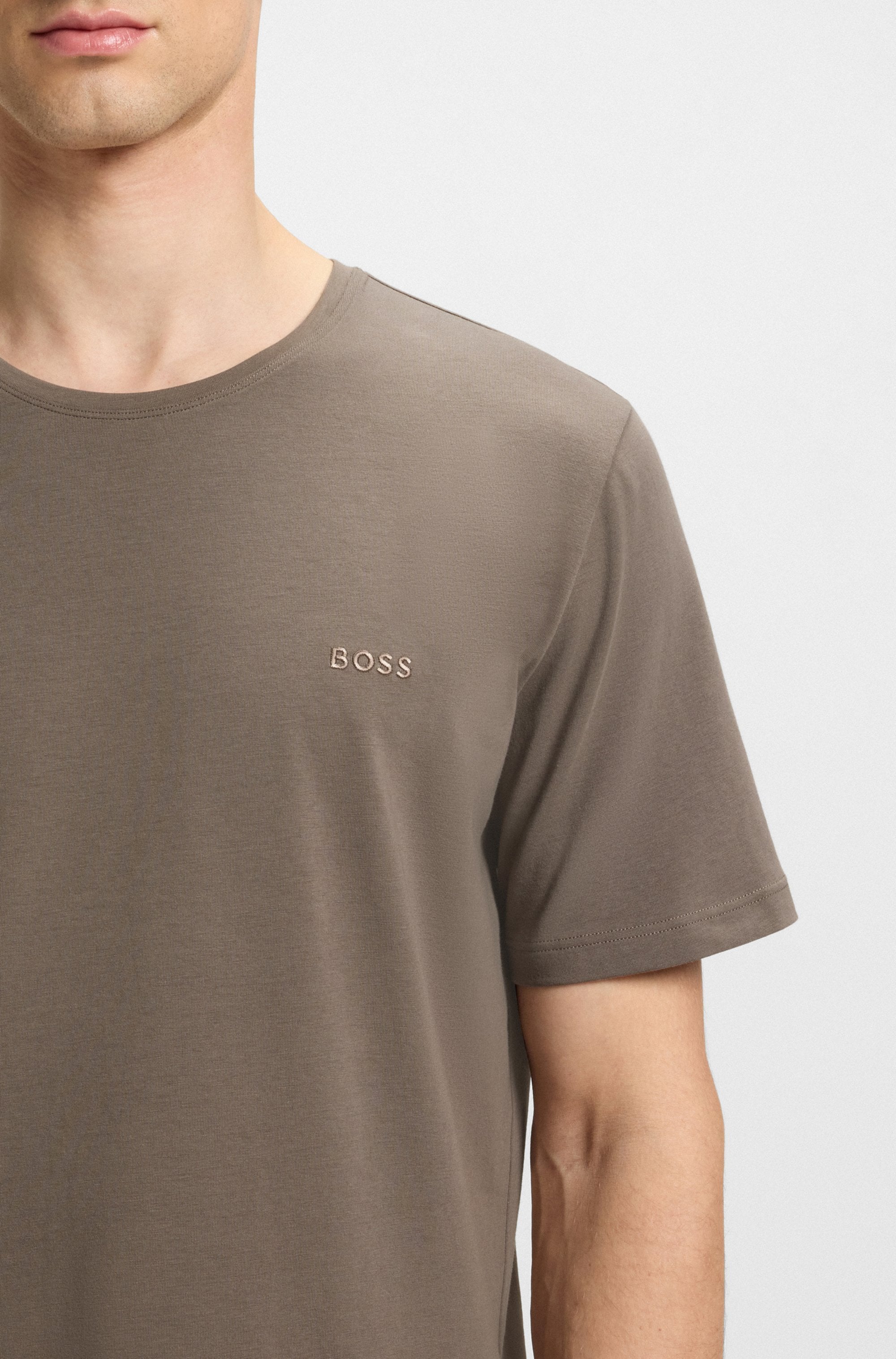 BOSS T-Shirt "Mix&Match T-Shirt R", mit Logostickerei günstig online kaufen