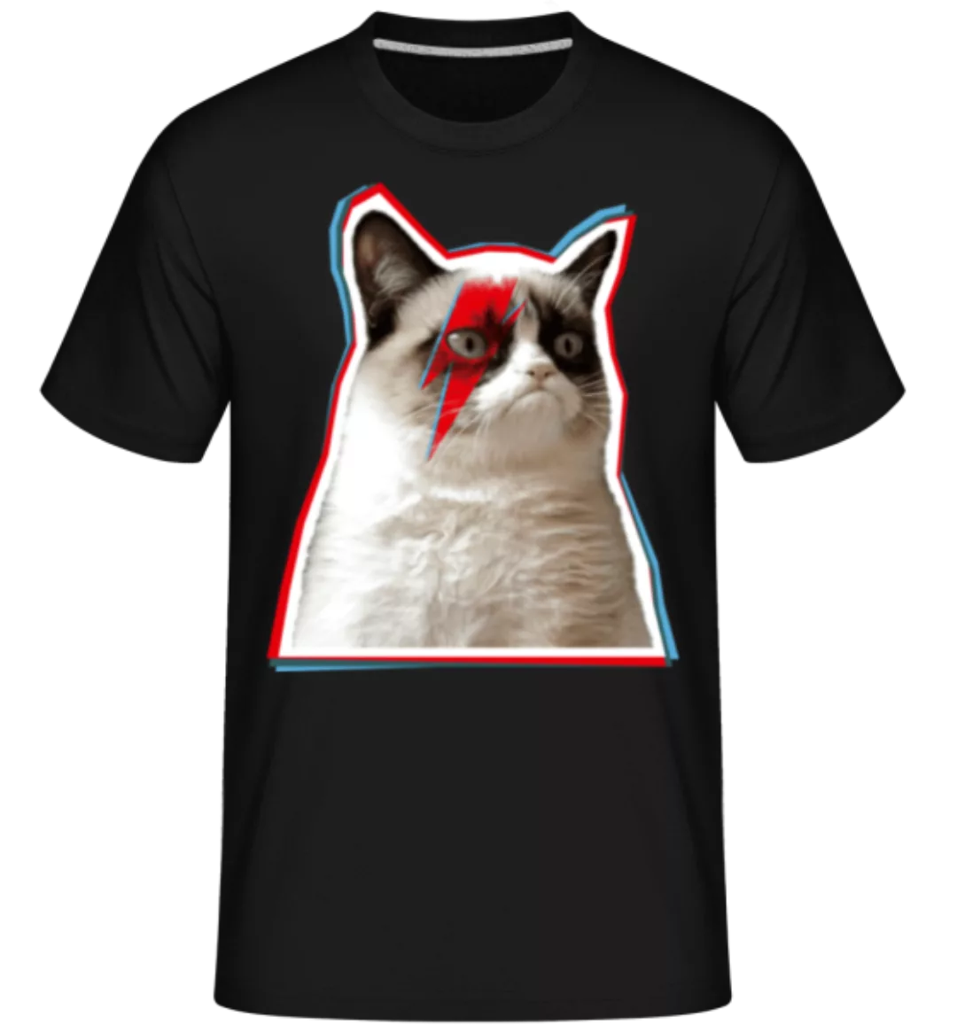 Grumpy Bowie Cat · Shirtinator Männer T-Shirt günstig online kaufen