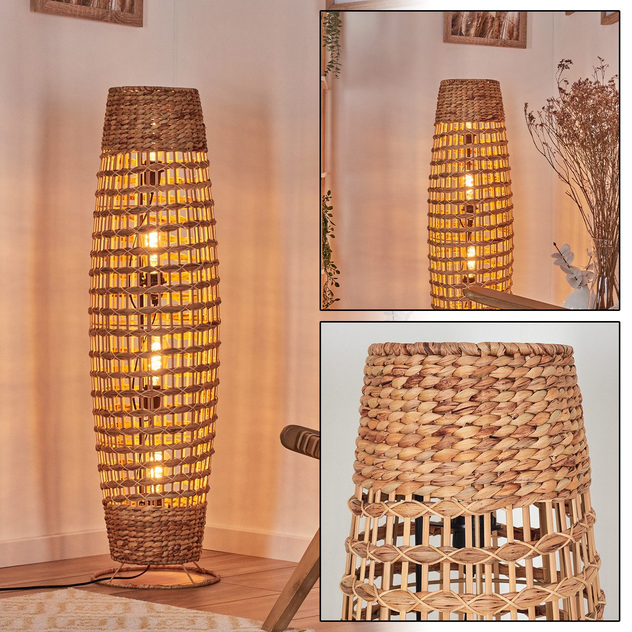 hofstein Stehlampe Stehlampe mit Schirm aus günstig online kaufen
