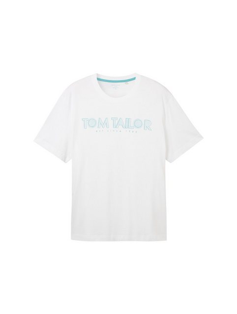 TOM TAILOR PLUS T-Shirt Plus - T-Shirt mit Logo Print günstig online kaufen