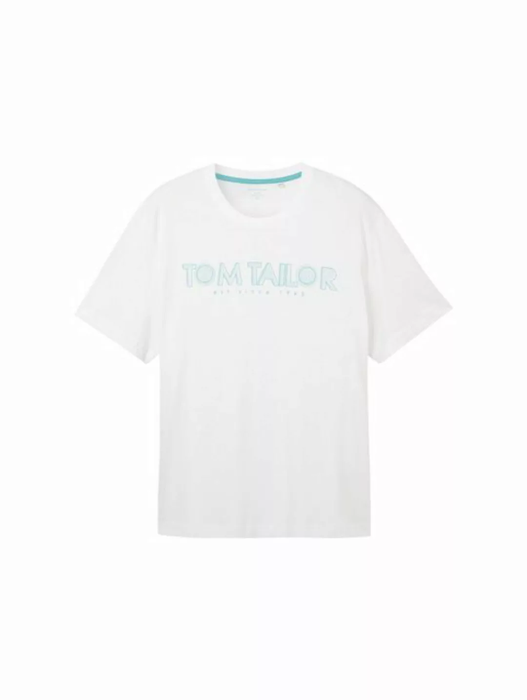 TOM TAILOR PLUS T-Shirt Plus - T-Shirt mit Logo Print günstig online kaufen