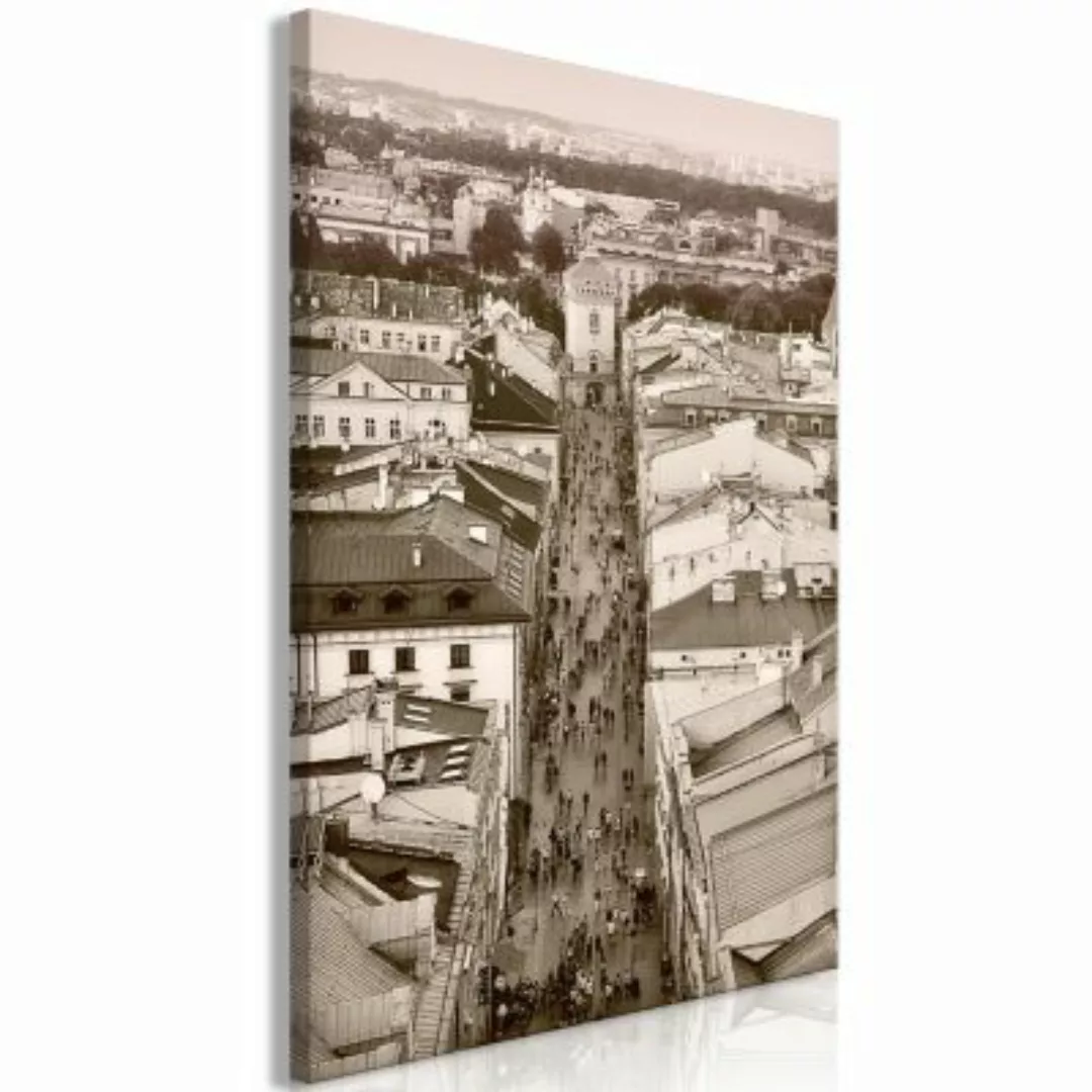 artgeist Wandbild Cracow: Florianska Street (1 Part) Vertical braun-kombi G günstig online kaufen