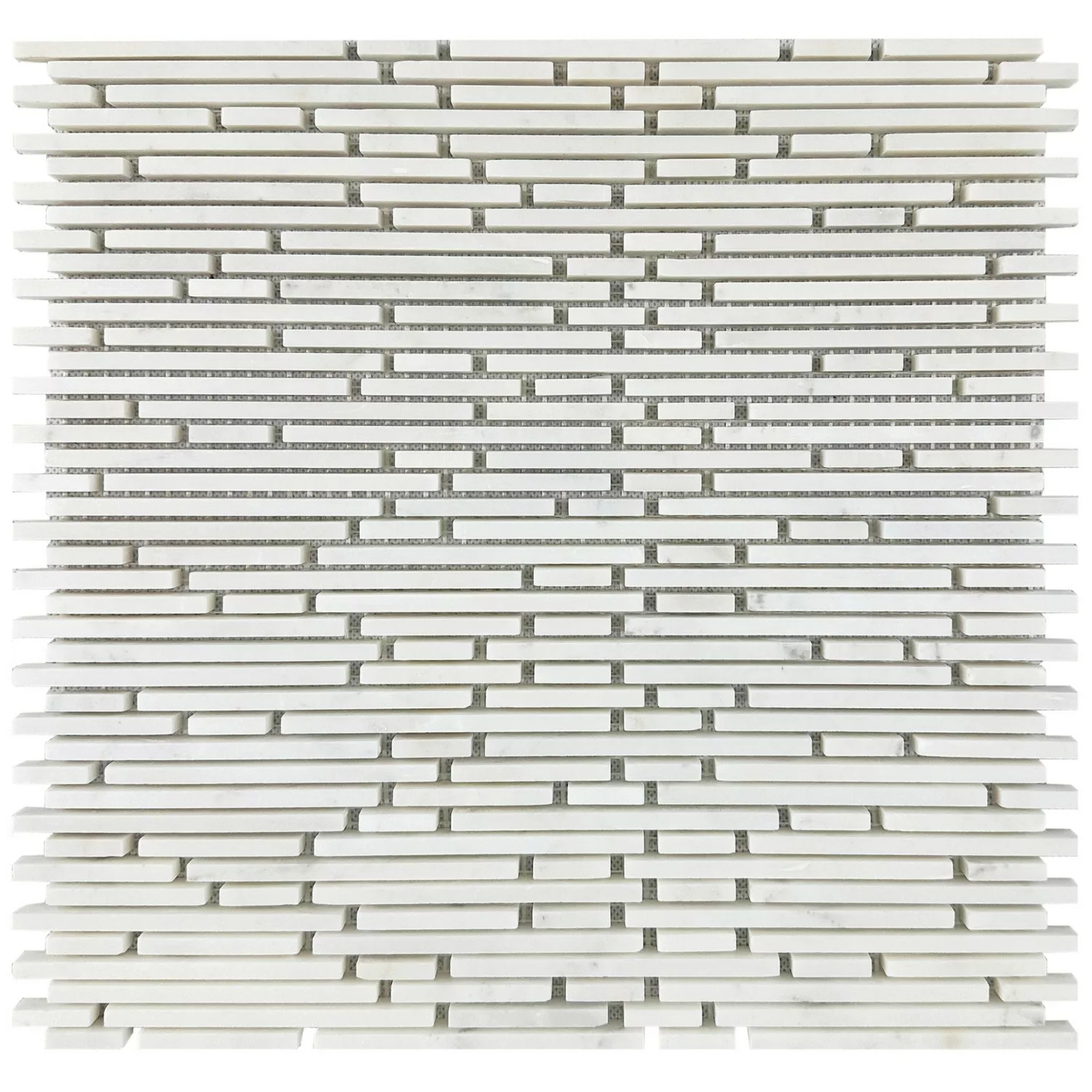 Mosaikmatte Superslim Bianco Beige 30,5 cm x 30,5 cm günstig online kaufen