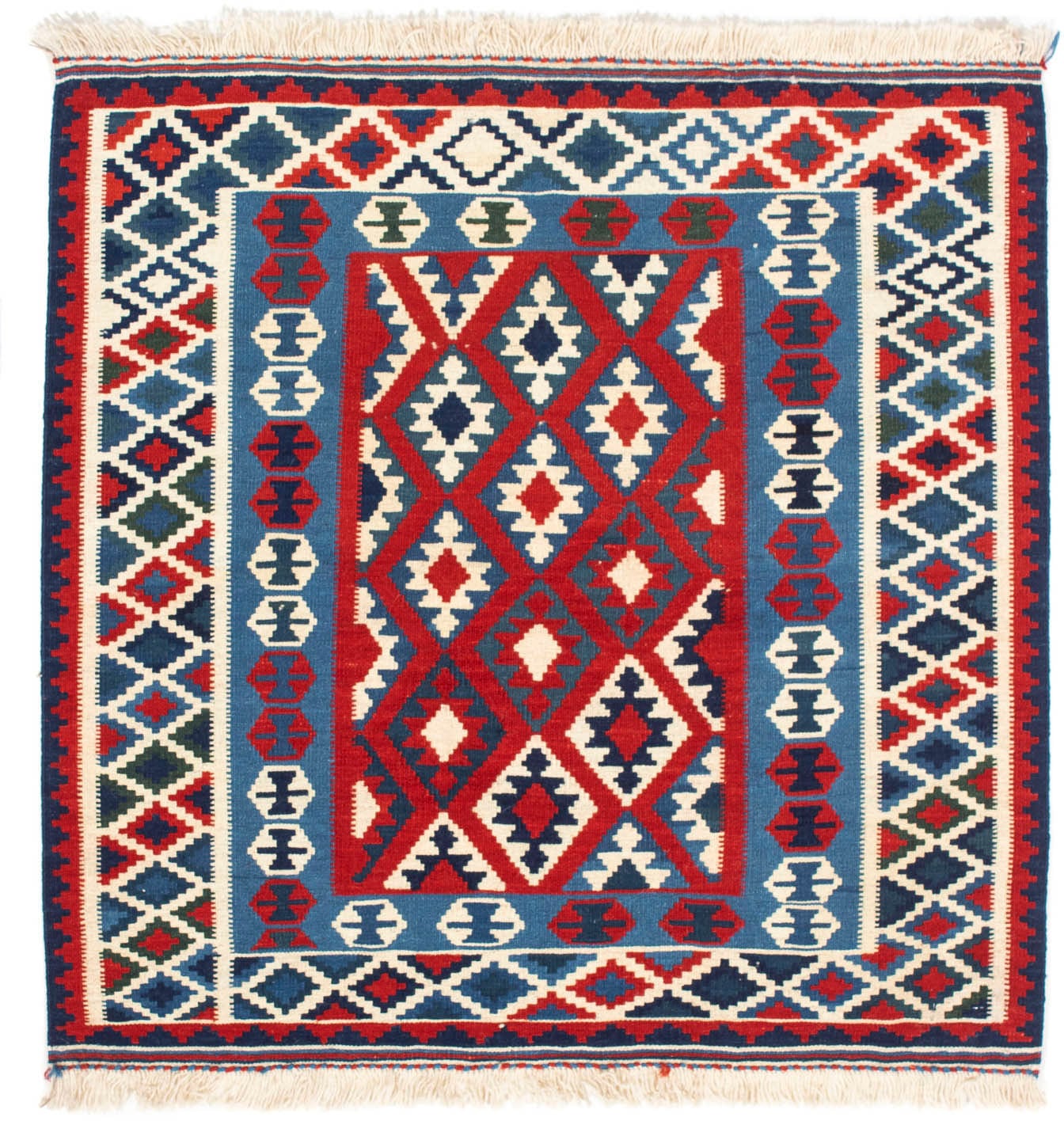 morgenland Wollteppich »Kelim - Oriental quadratisch - 104 x 103 cm - dunke günstig online kaufen