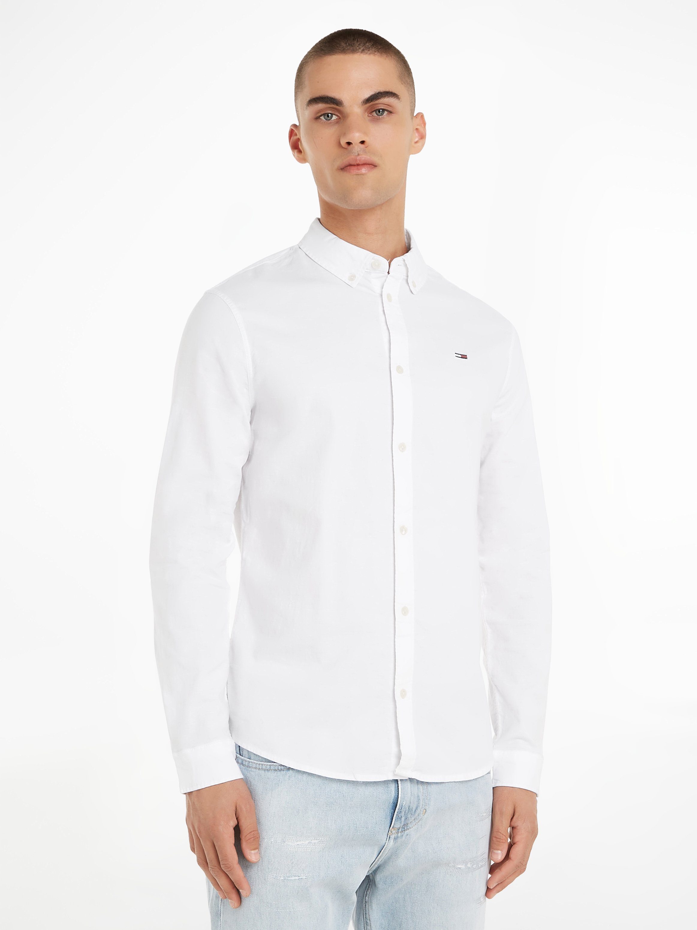 Tommy Jeans Langarmhemd TJM Slim Stretch günstig online kaufen