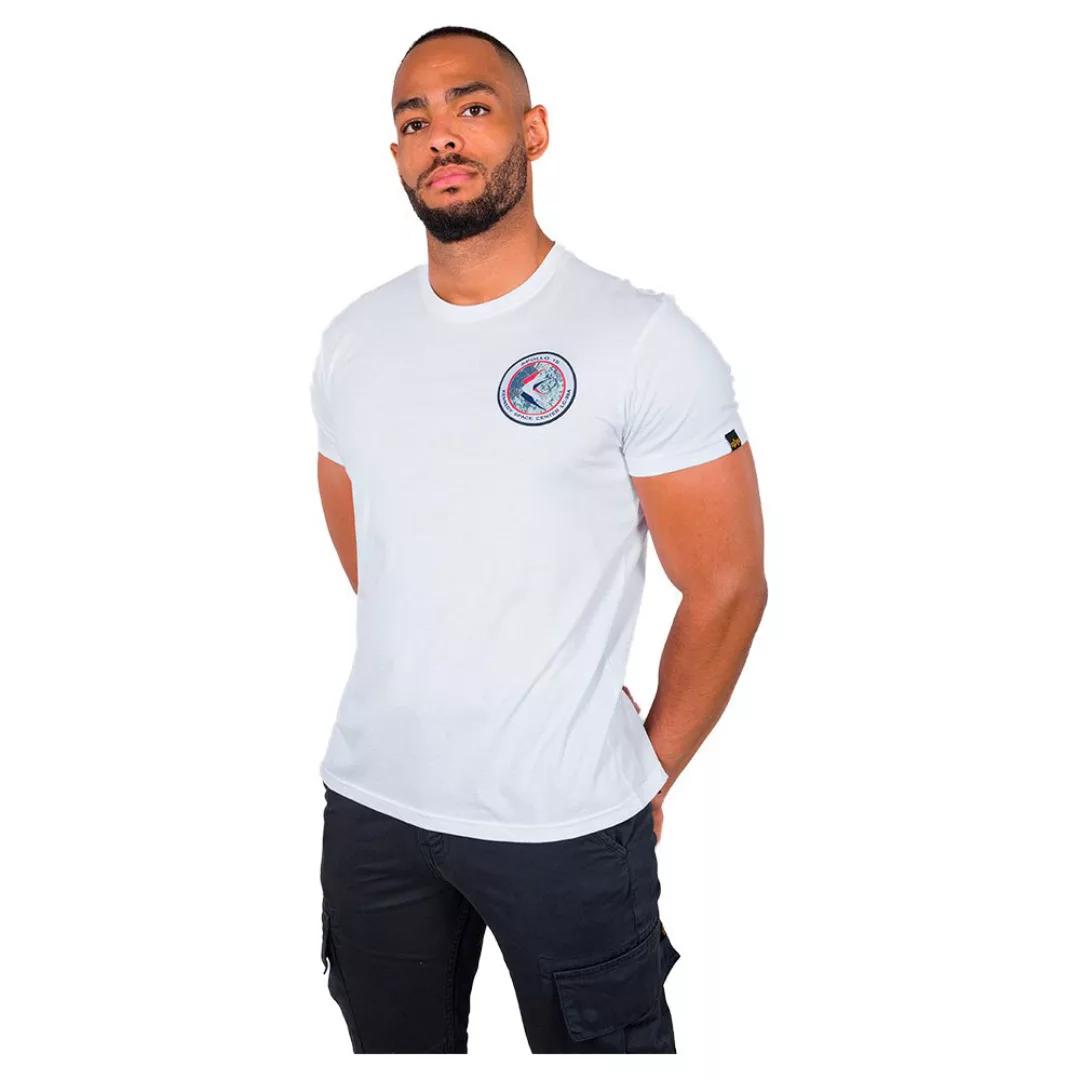 Alpha Industries Apollo 15 Kurzärmeliges T-shirt S White günstig online kaufen