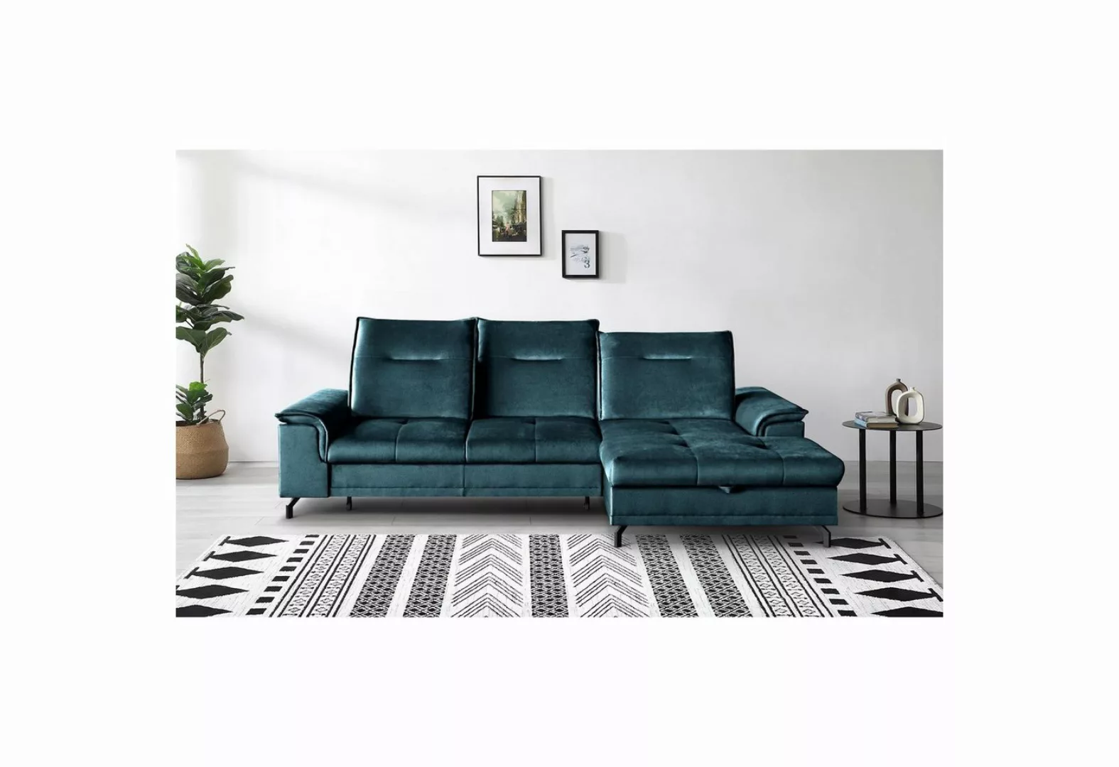 Beautysofa Ecksofa Bruno mini, Lieferung beinhaltet die Einbringung in die günstig online kaufen