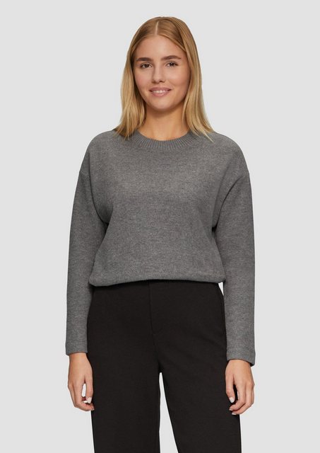 s.Oliver Sweatshirt Casual (1-tlg) langarm, Rundhals-Ausschnitt, gebrushte günstig online kaufen