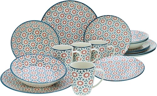 CreaTable Kombiservice »Stella«, (Set, 16 tlg.), orientalisch mediterraner günstig online kaufen