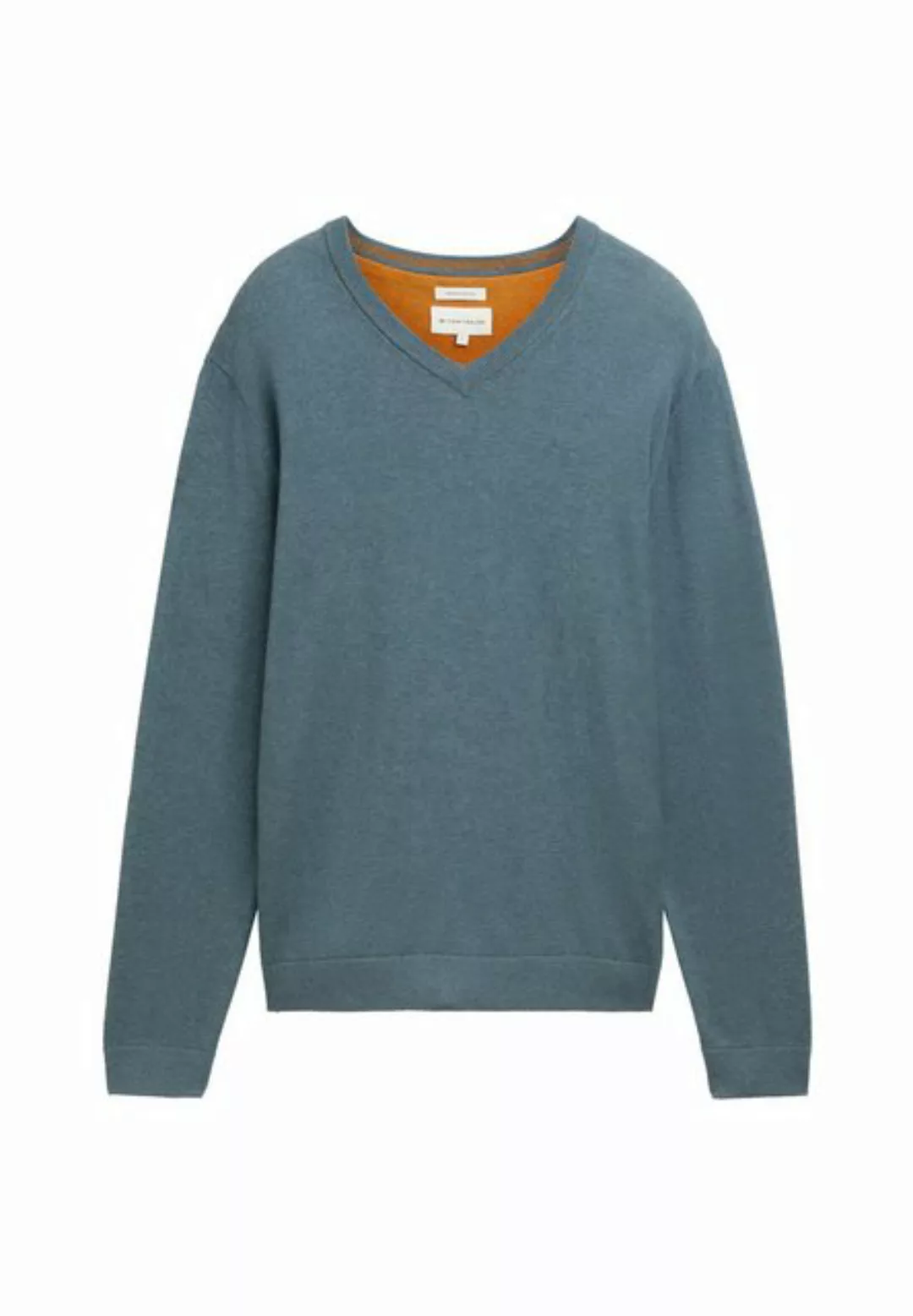 TOM TAILOR Strickpullover Pullover Strickpullover V-Neck (1-tlg) günstig online kaufen