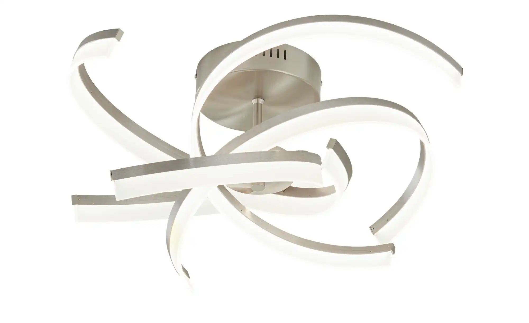 Fischer-Honsel LED-Deckenleuchte  Nickel matt mit Fernbedienung   ¦ Maße (c günstig online kaufen