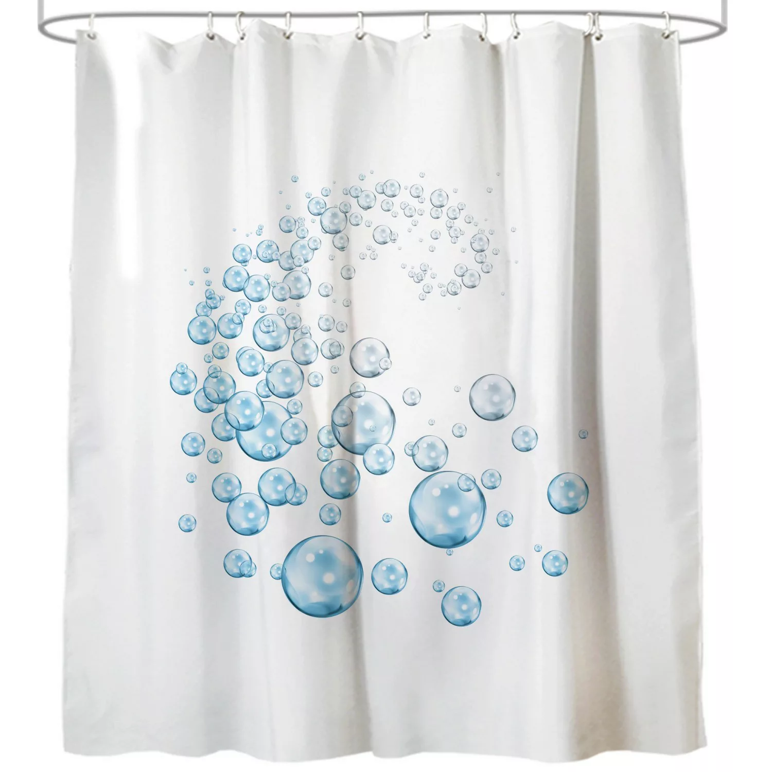 Sanilo Duschvorhang Wasserblasen 180 x 200 cm günstig online kaufen