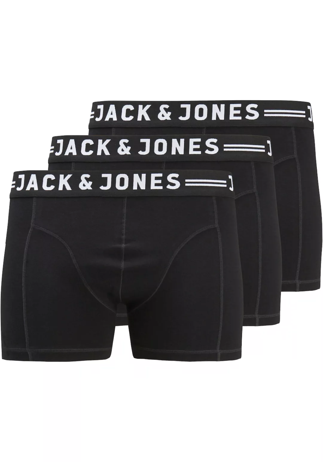 Jack & Jones PlusSize Boxershorts "JACSENSE TRUNKS 3-PACK NOOS PLS", (Packu günstig online kaufen