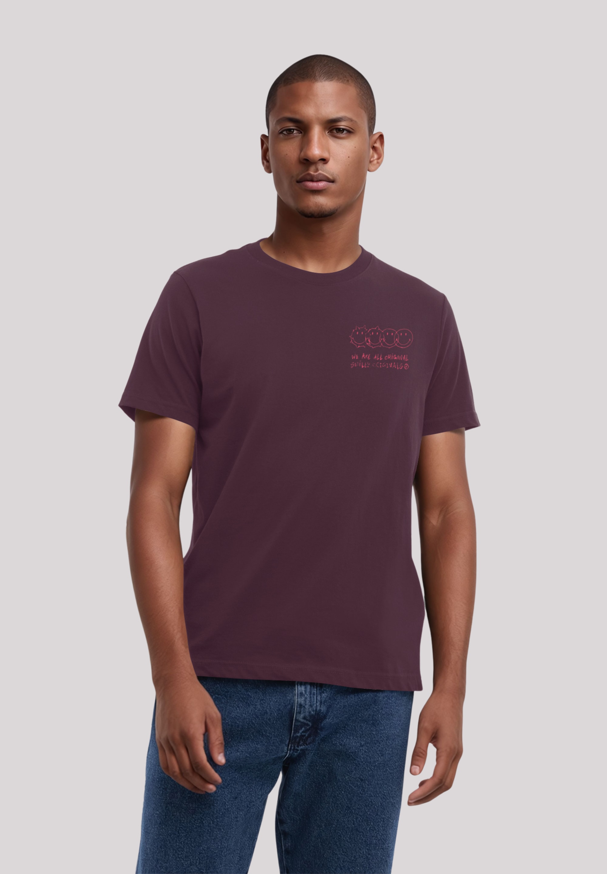 F4NT4STIC T-Shirt "Smiley Originals We Are All Original Unique", Premium Qu günstig online kaufen