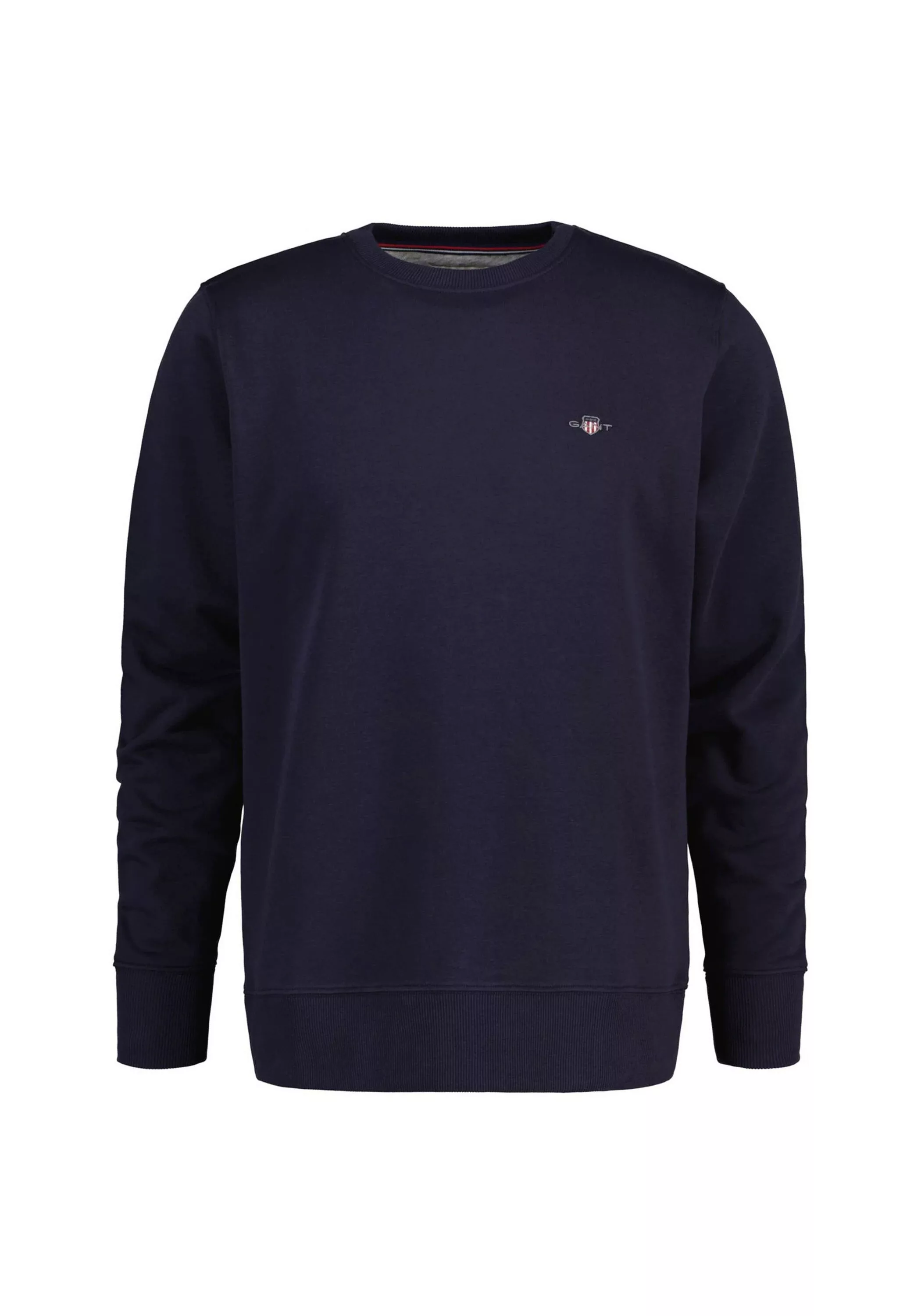 Gant Sweatshirt "REG SHIELD C-NECK SWEAT", mit Logostickerei auf der Brust günstig online kaufen