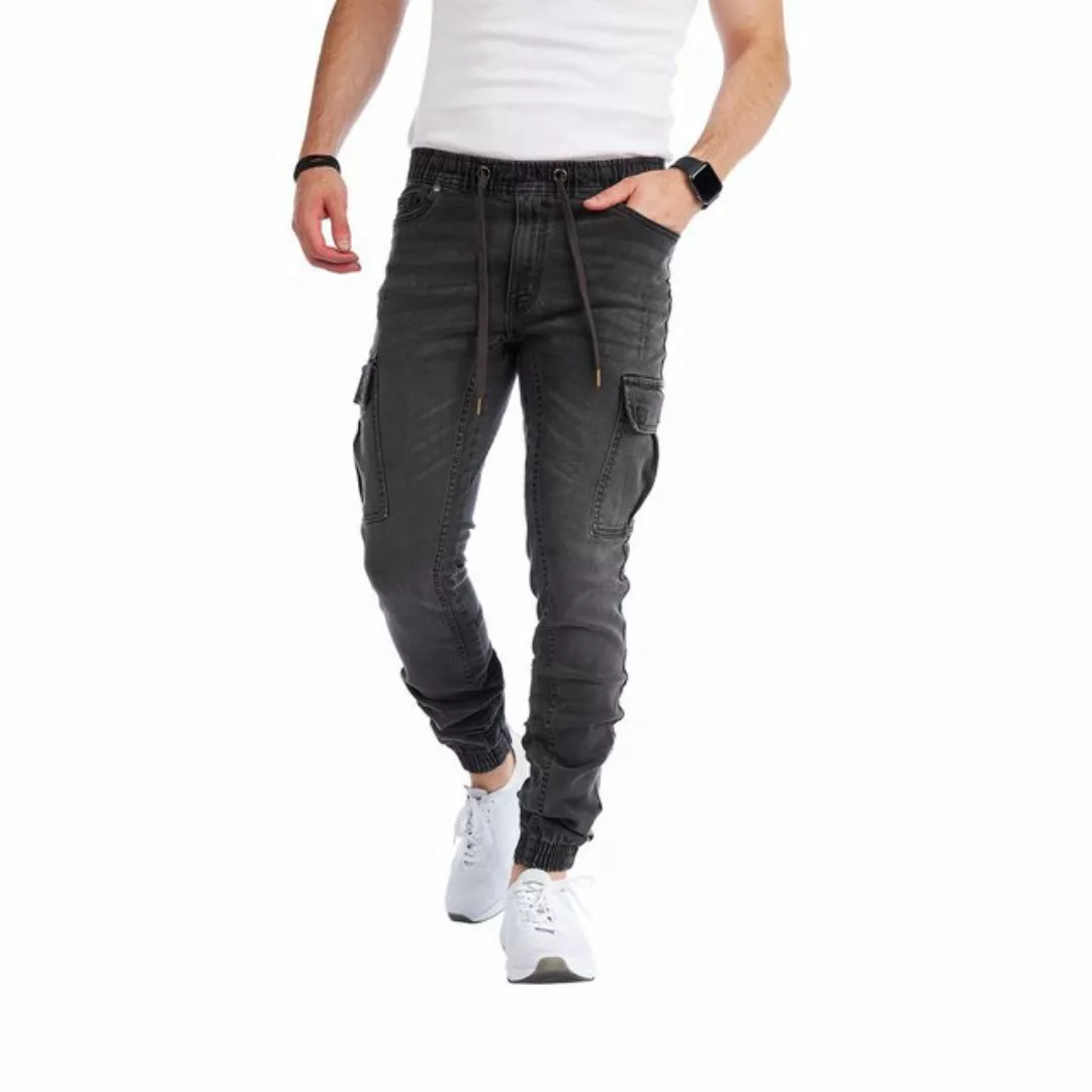 Styleko Cargohose Cargo Jeans Herren Cargohose für Herren Jeans stretch Car günstig online kaufen