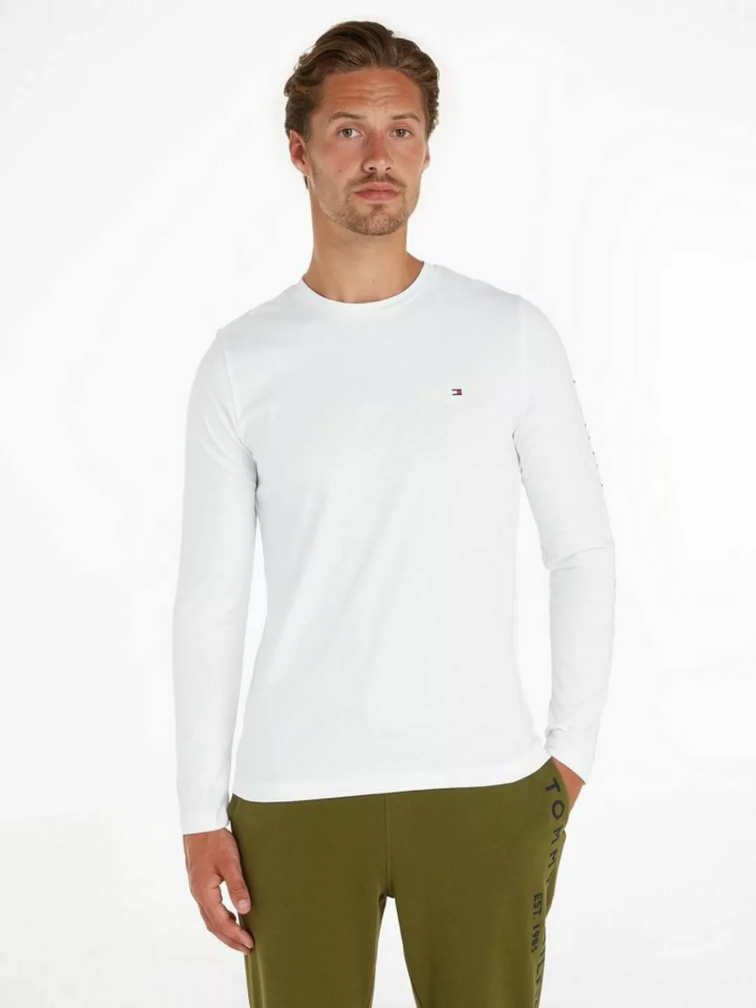 Tommy Hilfiger Longsleeve TOMMY LOGO LONG SLEEVE TEE mit Logodruck günstig online kaufen