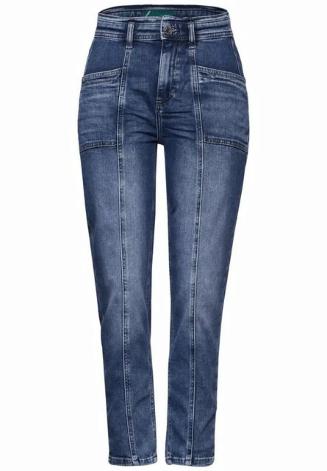 STREET ONE Loose-fit-Jeans, aus Baumwolle mit Stretchanteil günstig online kaufen