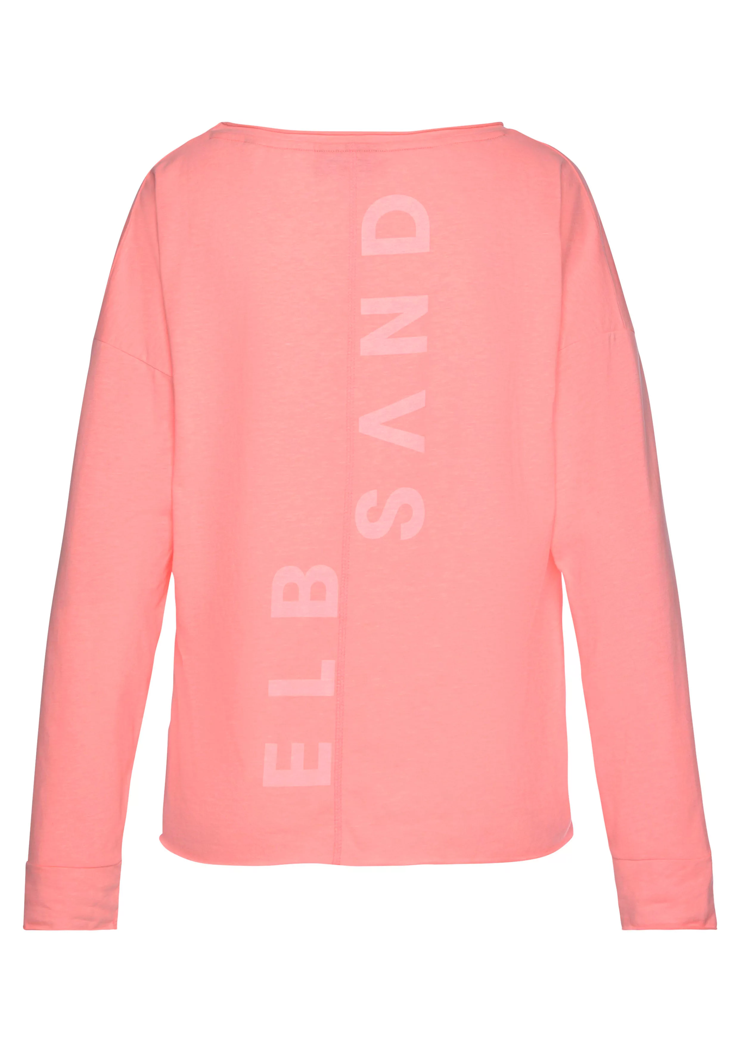 Elbsand Langarmshirt "Raina", mit Logoprint hinten, Longsleeve aus Baumwoll günstig online kaufen