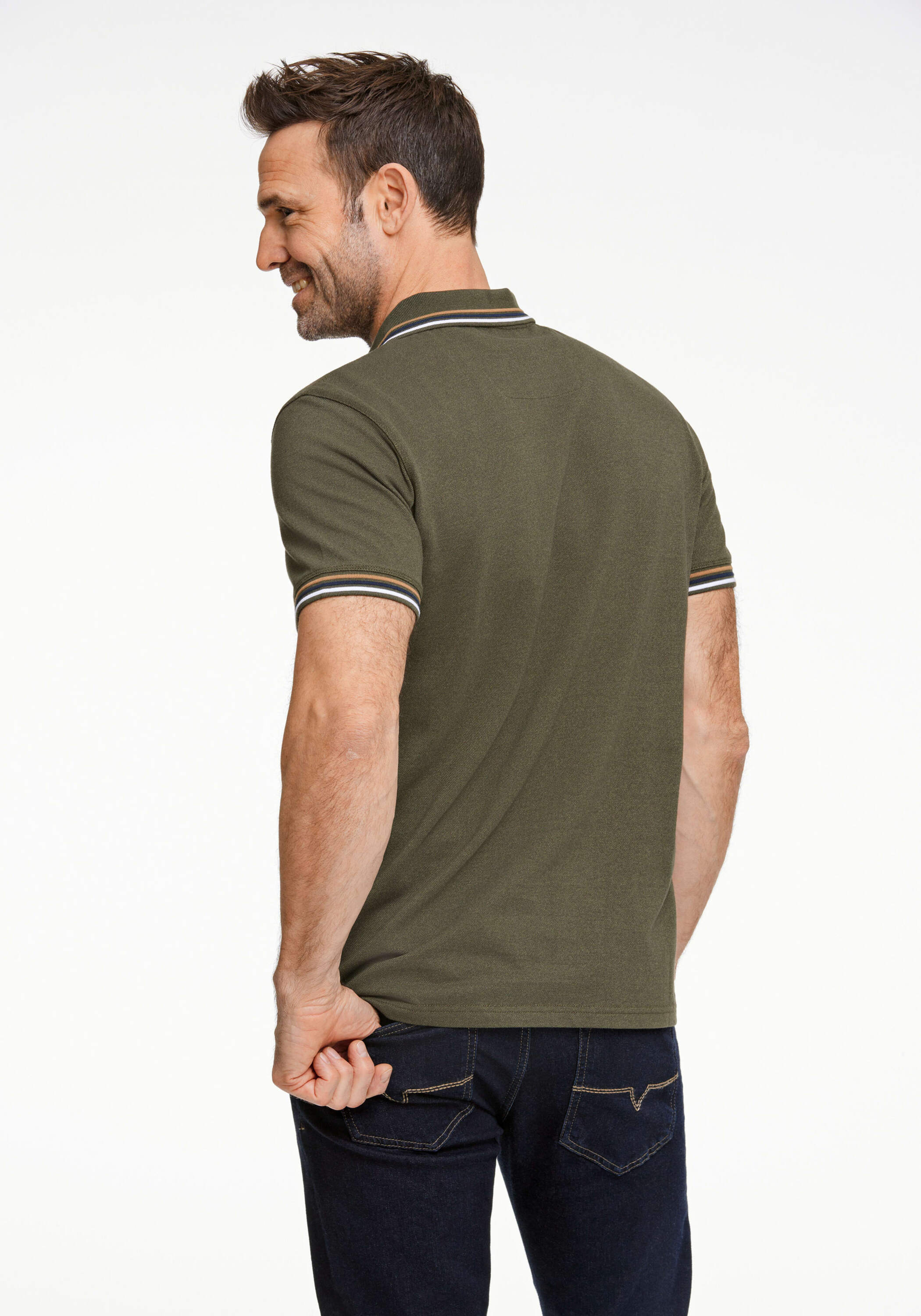 BISON Poloshirt "BISON Poloshirt" günstig online kaufen