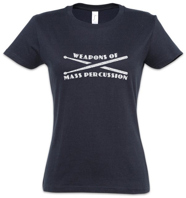 Urban Backwoods Print-Shirt Weapons Of Mass Percussion Damen T-Shirt Band D günstig online kaufen