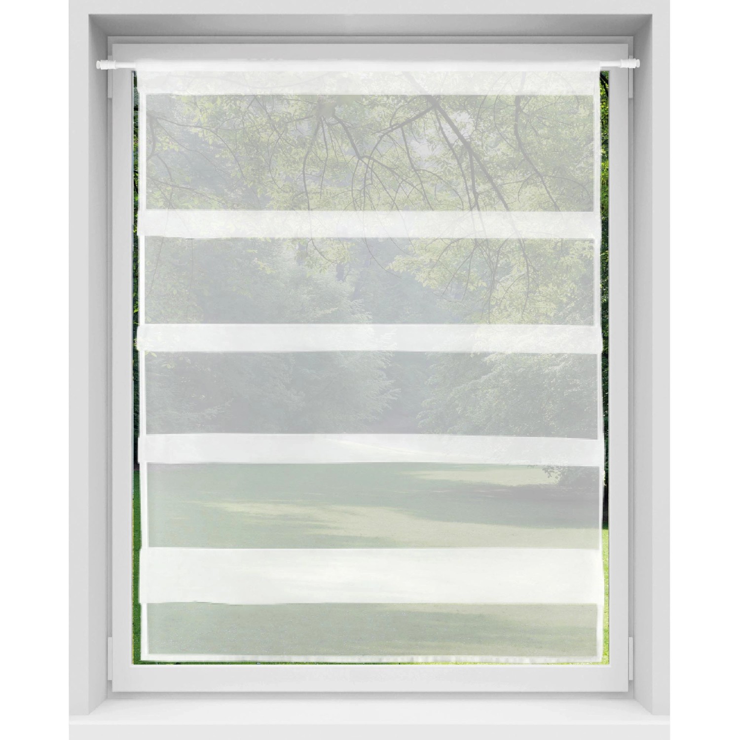Bestlivings Vorhang, Stangendurchzug (1 St), transparent, günstig online kaufen