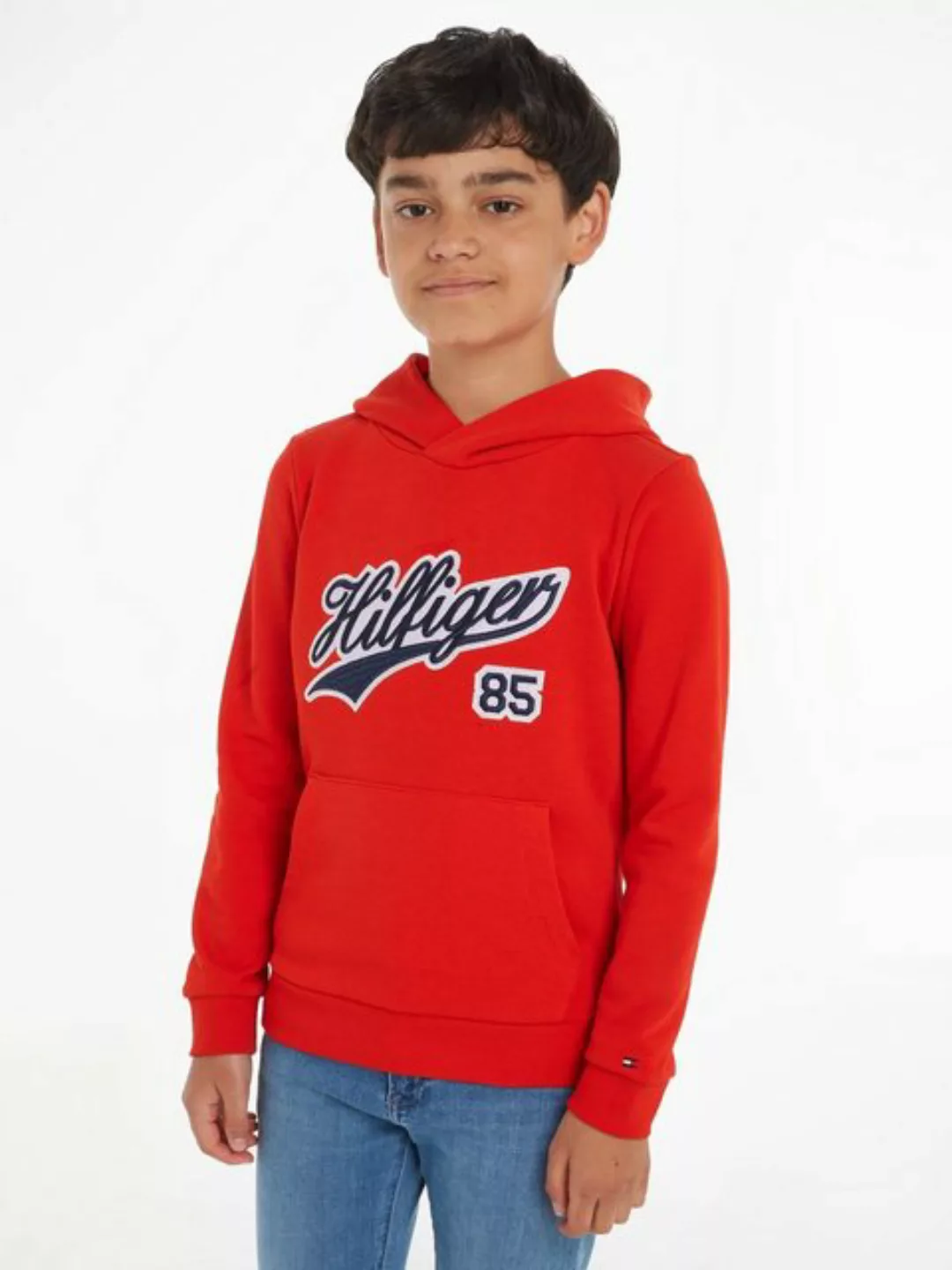 Tommy Hilfiger Kapuzensweatshirt HILFIGER SCRIPT HOODIE mit großer Logostic günstig online kaufen