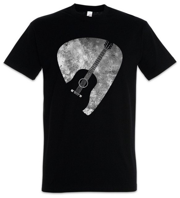 Urban Backwoods Print-Shirt Plectrum Herren T-Shirt Guitar Gitarren Plektru günstig online kaufen