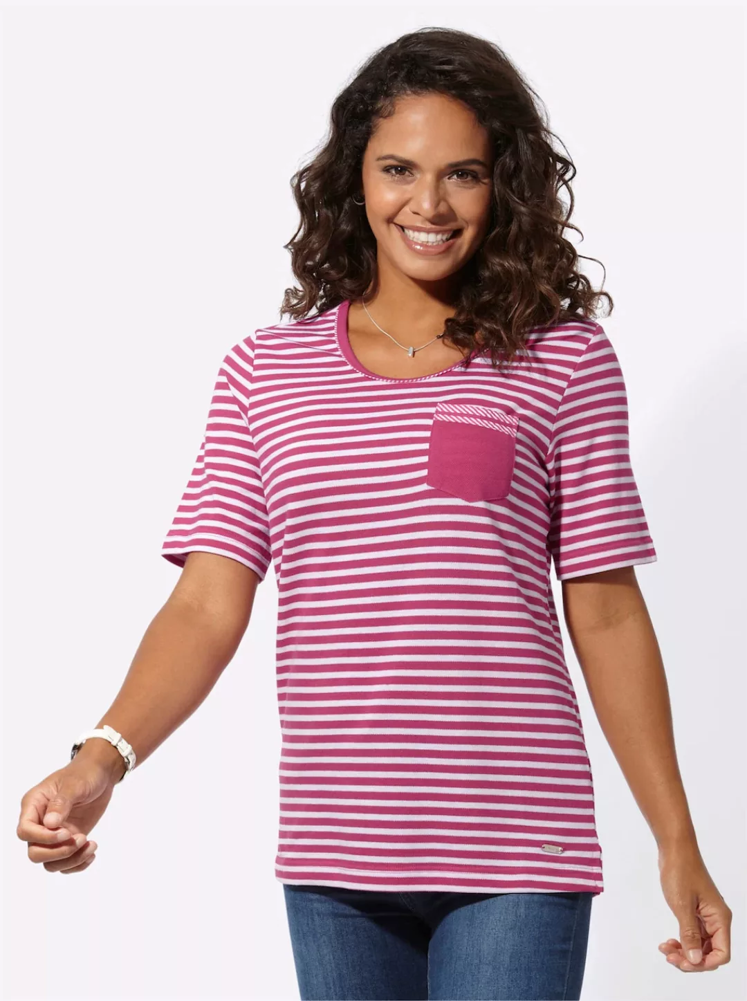 Casual Looks Kurzarmshirt "Shirt", (1 tlg.) günstig online kaufen