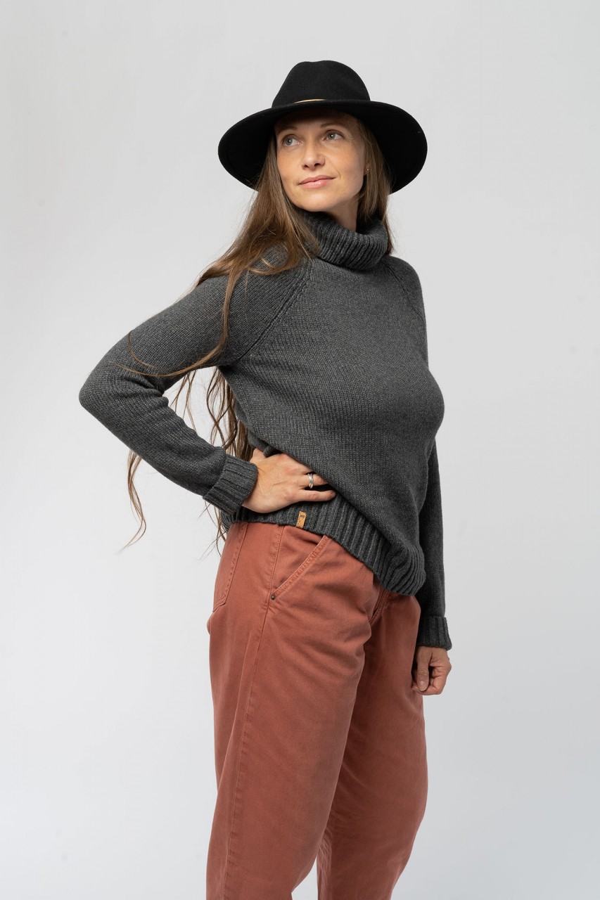 Turtleneck Sweater aus Wolle günstig online kaufen