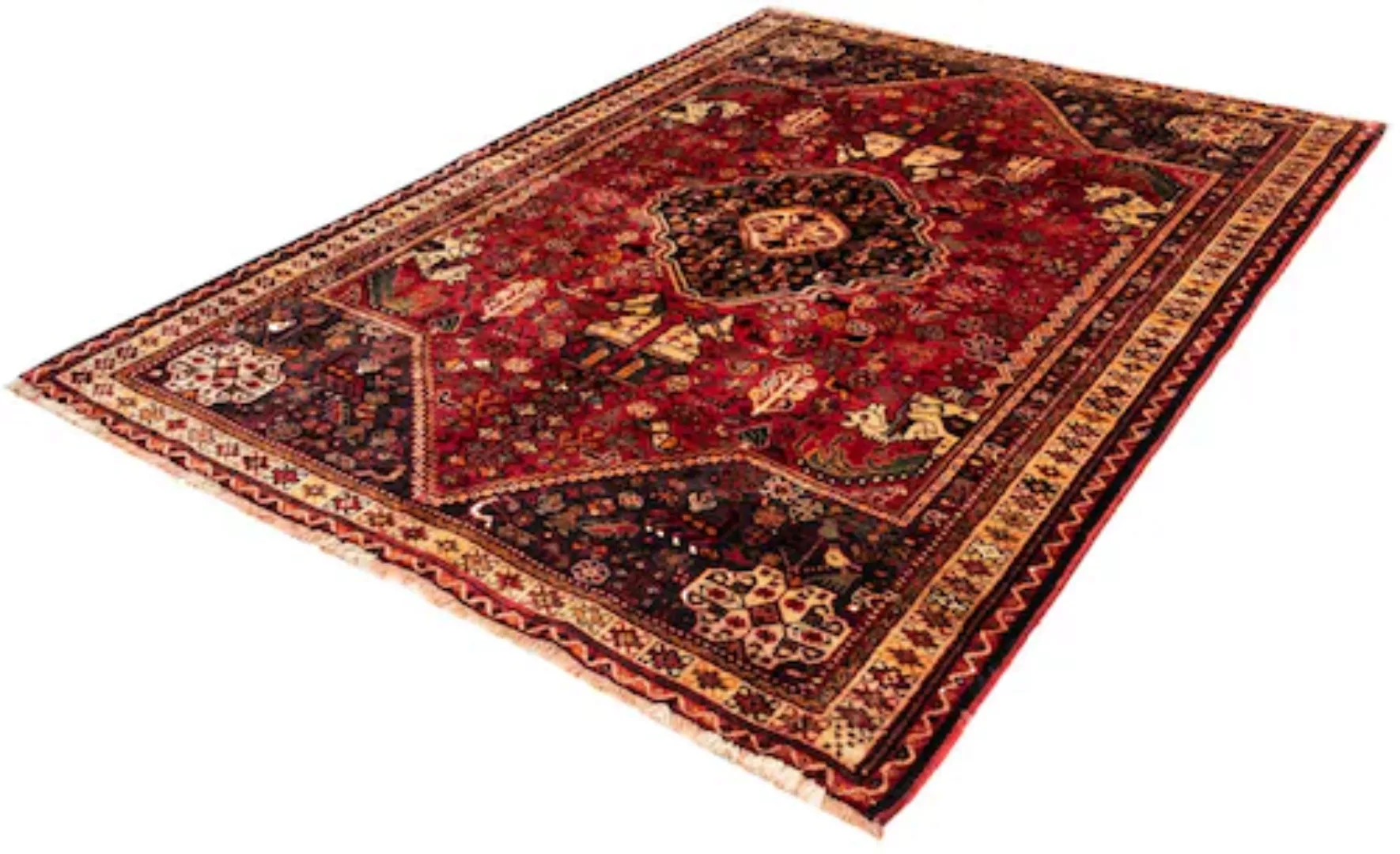 morgenland Wollteppich »Shiraz Medaillon 247 x 153 cm«, rechteckig günstig online kaufen