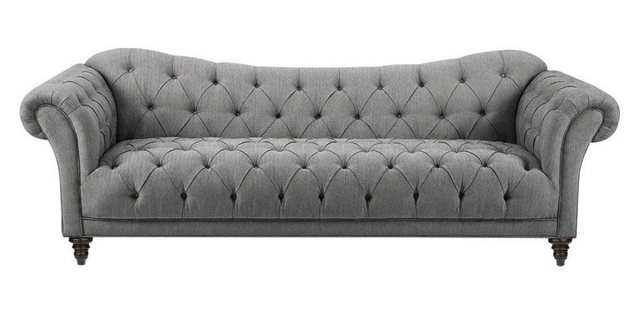 Xlmoebel Chesterfield-Sofa Beige Chesterfield Couch mit Knöpfen, Luxus Pols günstig online kaufen