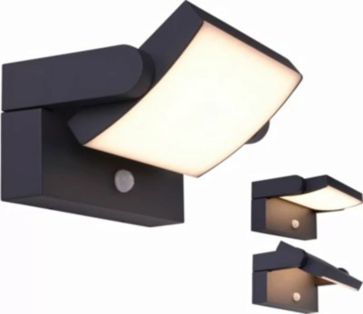 Näve LED-Außenwandleuchte inkl. Bewegungsmelder schwarz günstig online kaufen