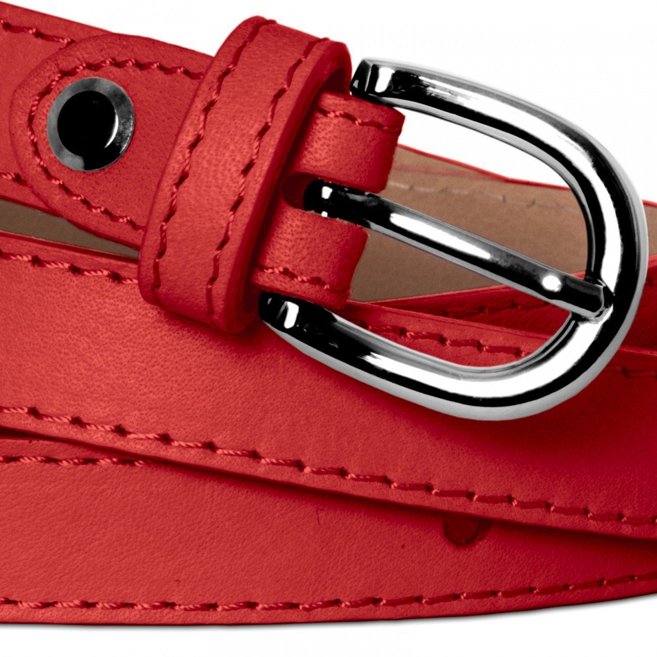Caspar Taillengürtel GU273 aus echtem Leder günstig online kaufen