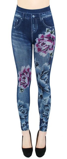 dy_mode Thermoleggings Thermo Leggings Damen Jeggings Gefüttert Hochbund Je günstig online kaufen