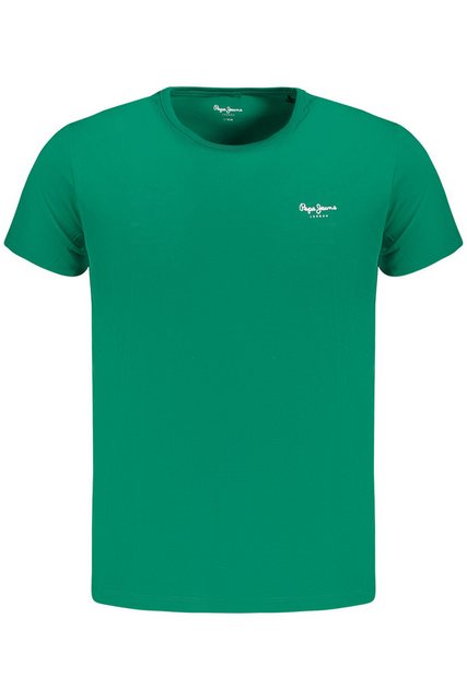 Pepe Jeans T-Shirt Nachhaltiges Herren Slim-Fit T-Shirt Grün mit günstig online kaufen