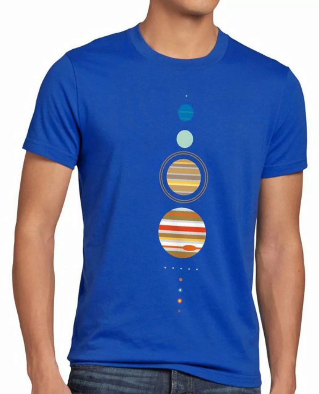 style3 Print-Shirt Herren T-Shirt Sheldon Sonnensystem big bang cooper theo günstig online kaufen