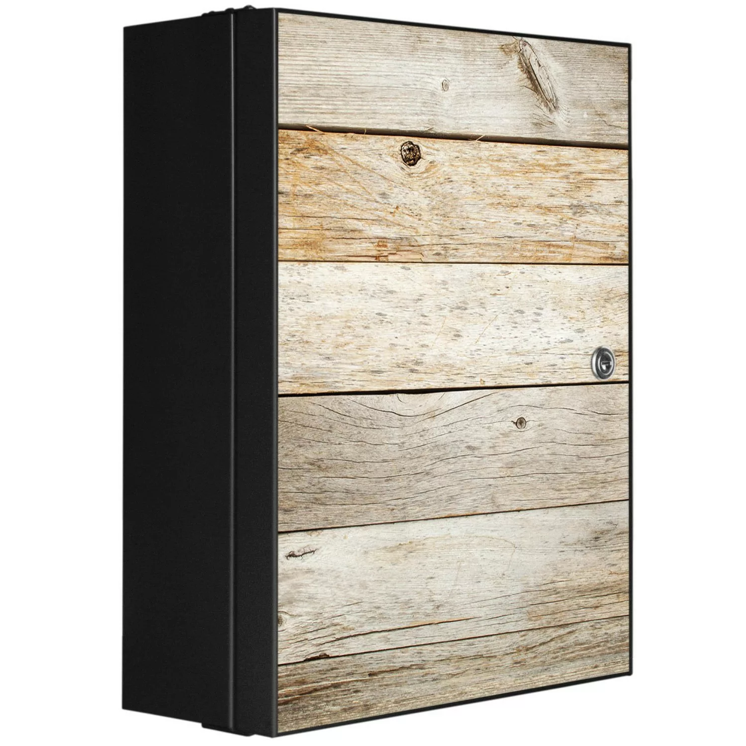 Banjado XXL Medizinschrank Abschliessbar 35x46x15cm Arzneischrank Anthrazit günstig online kaufen