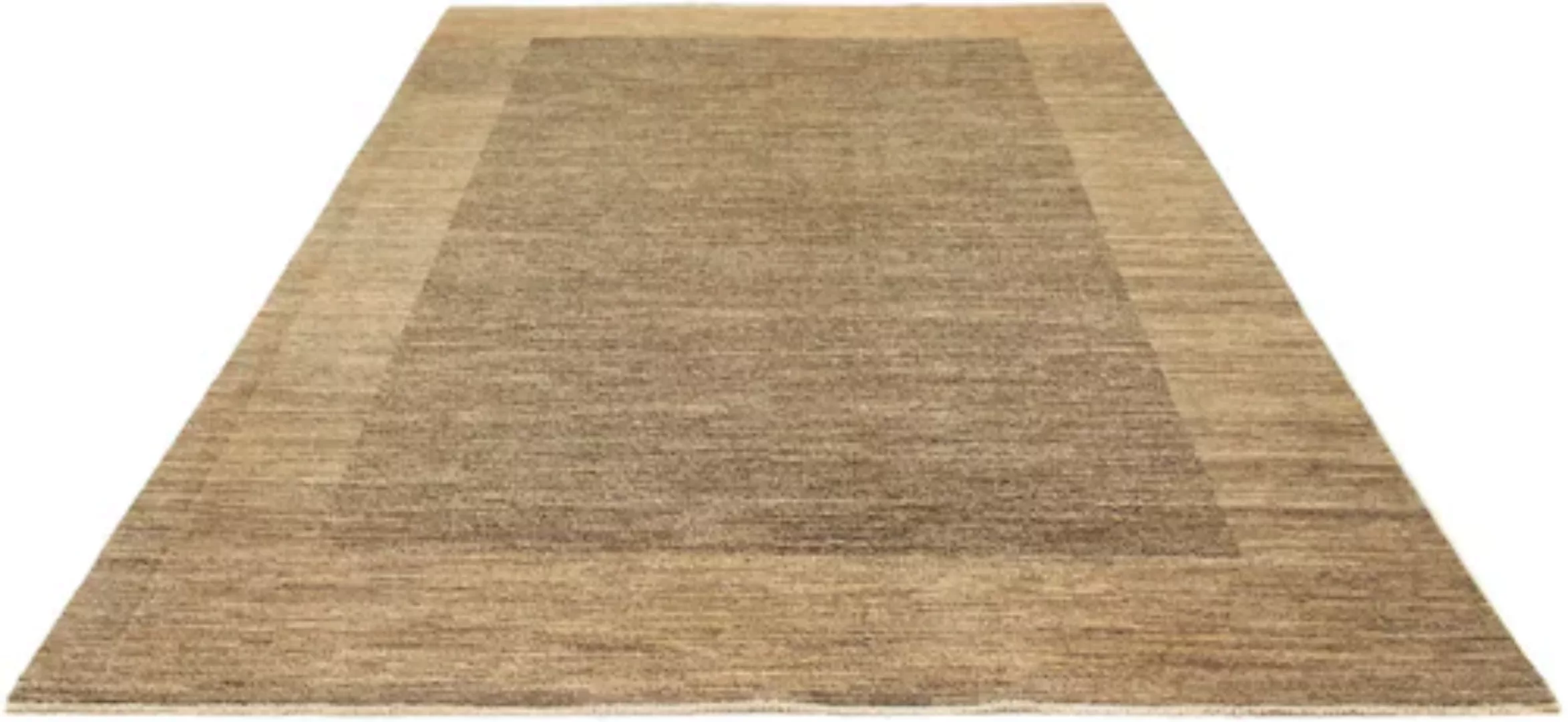 morgenland Wollteppich »Gabbeh Teppich handgeknüpft hellbraun«, rechteckig günstig online kaufen