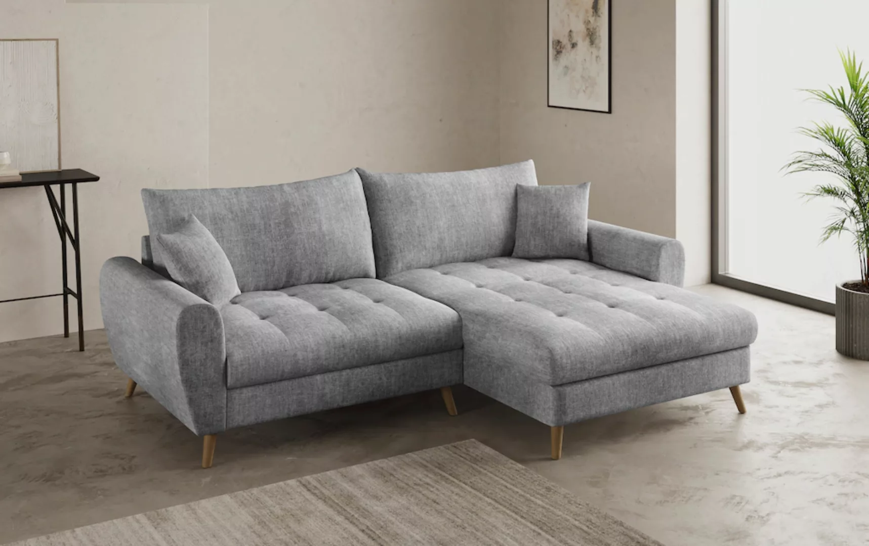 Mr. Couch Ecksofa "Blackburn II, L-Form", Mit Kaltschaumpolsterung bis 140 günstig online kaufen